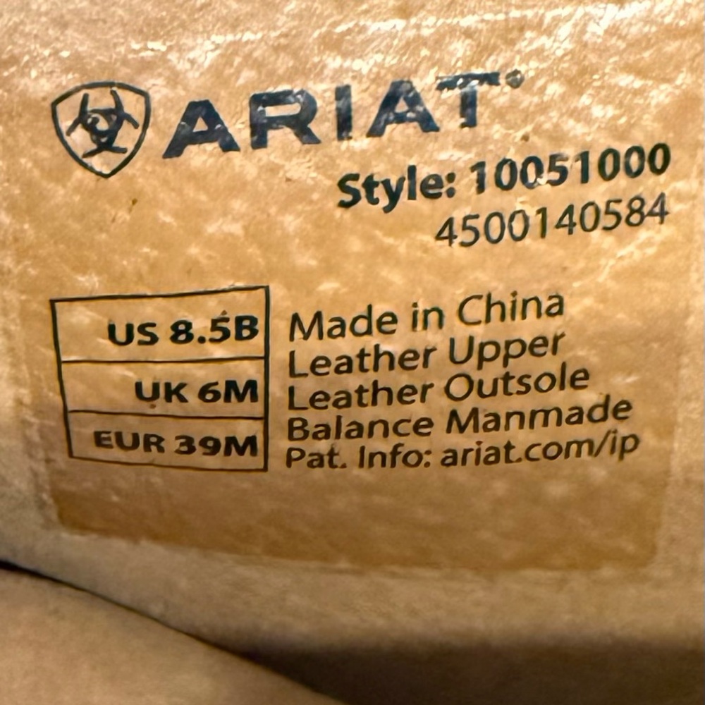 ARIAT BELLE STRETCHFIT TALL WESTERN BOOTS ROUND TOE WOMEN’S SIZE 8.5 - Picture 8 of 10